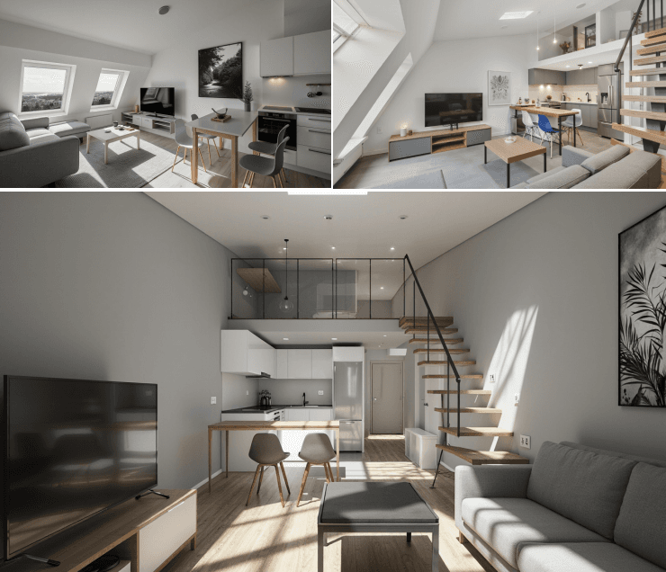 Widok na dziedziniec